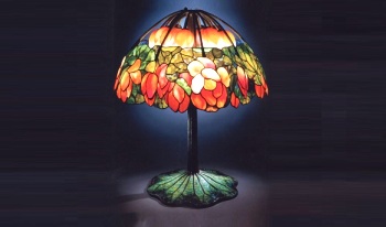 Антикварные лампы Tiffany
